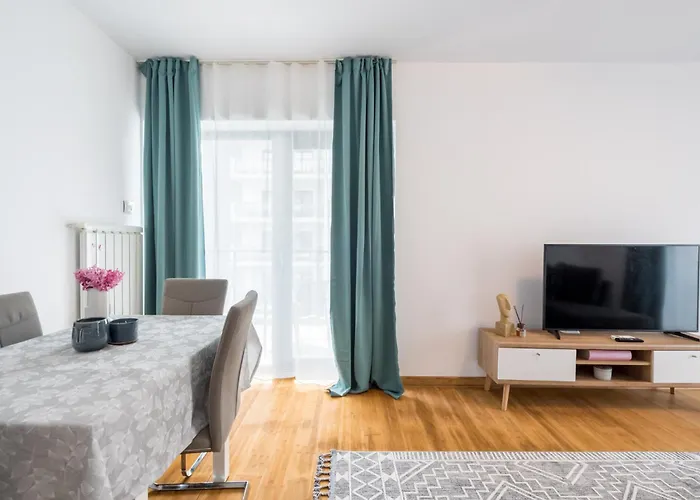 Apartament Skyline I 1 Bedroom On Nerva Traian Bukareszt